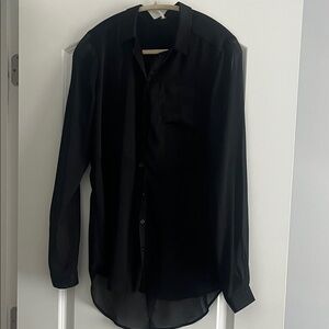 Free people Classic Black womens  Shirt